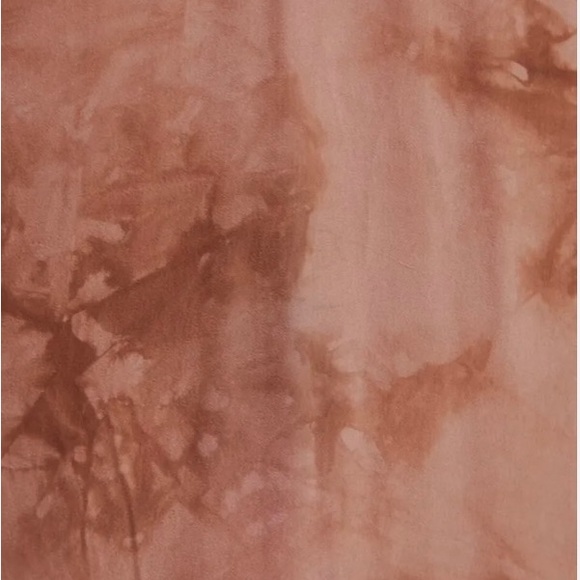 Zara Terracotta Tie Dye Long Tunic Dress - Picture 7 of 9